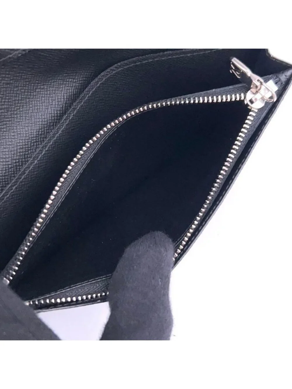 Louis Vuitton Damier Graphite Portefeuille Brazza Limited Black Wallet
